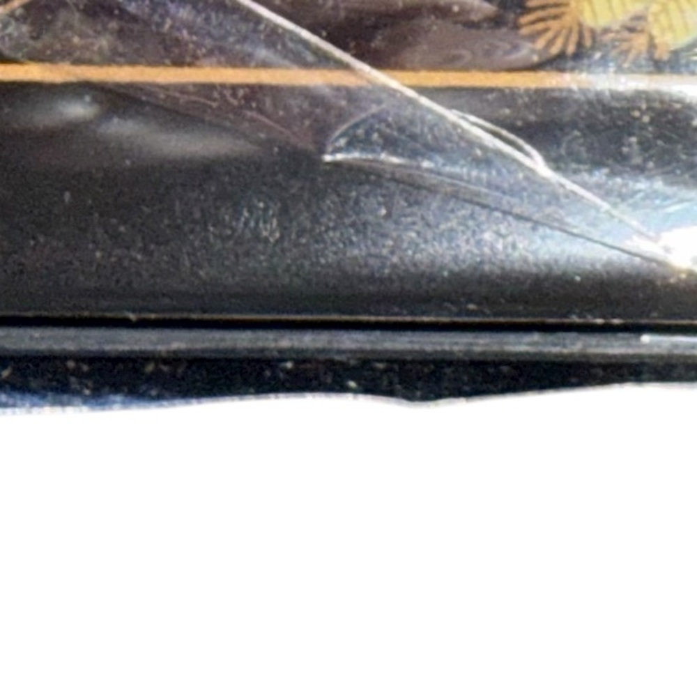 Vintage Lacquered Address Book Cranes & PineJapanese Motif Unused Alphabet Tabs - Picture 5 of 5